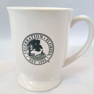 Celebration Florida white and green Mug